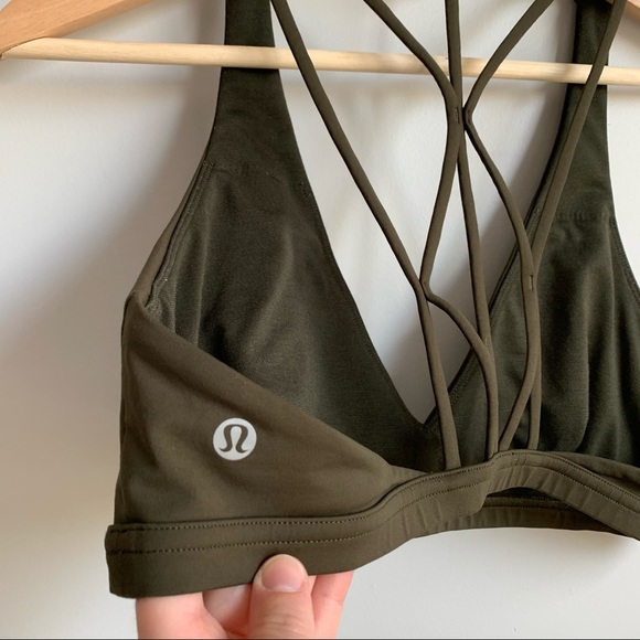Lululemon Raise The Barre Bra Sports Bra Large 10 - Picture 6 of 9